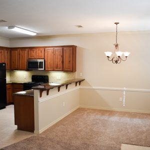 Dining room and kitchen of 424 Forest Drive Towhonme