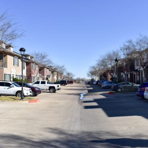 Street view of Forest Drive in Gateway Villas